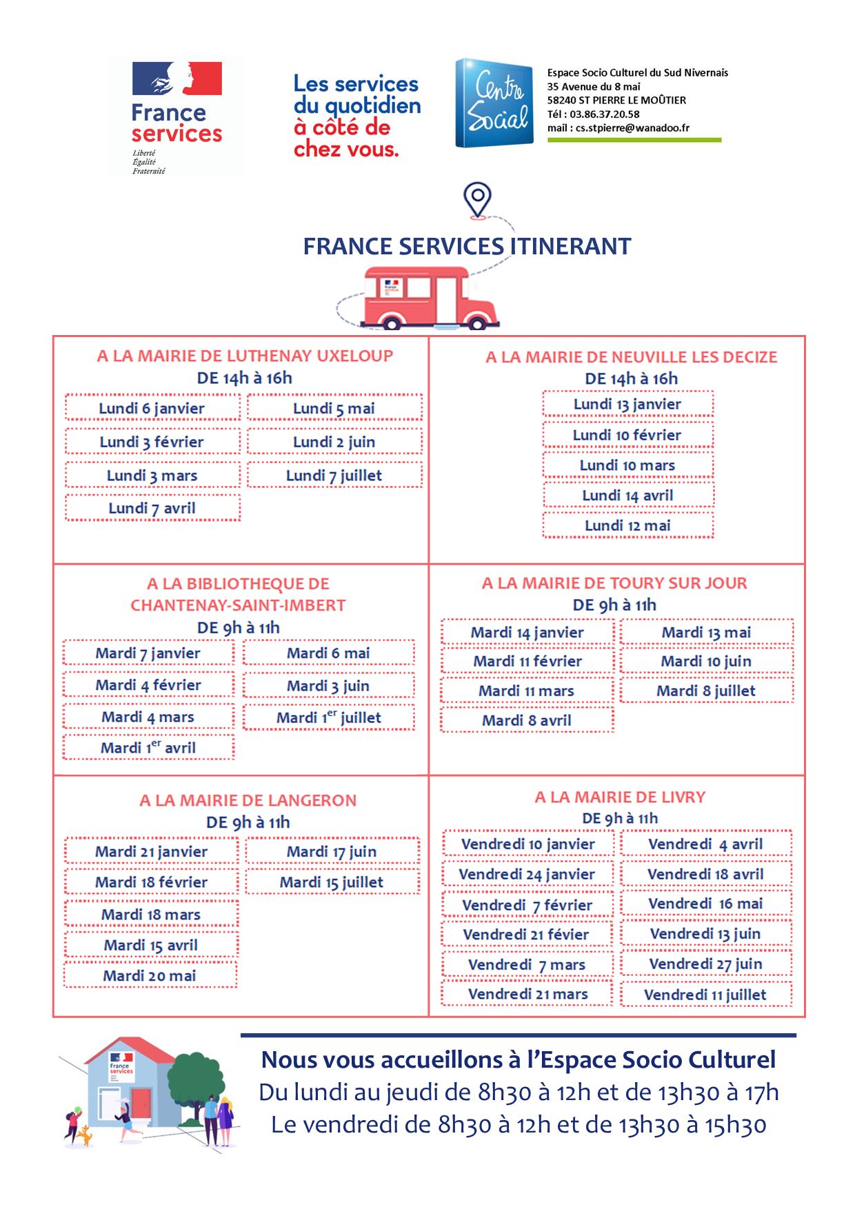 Permanence France service