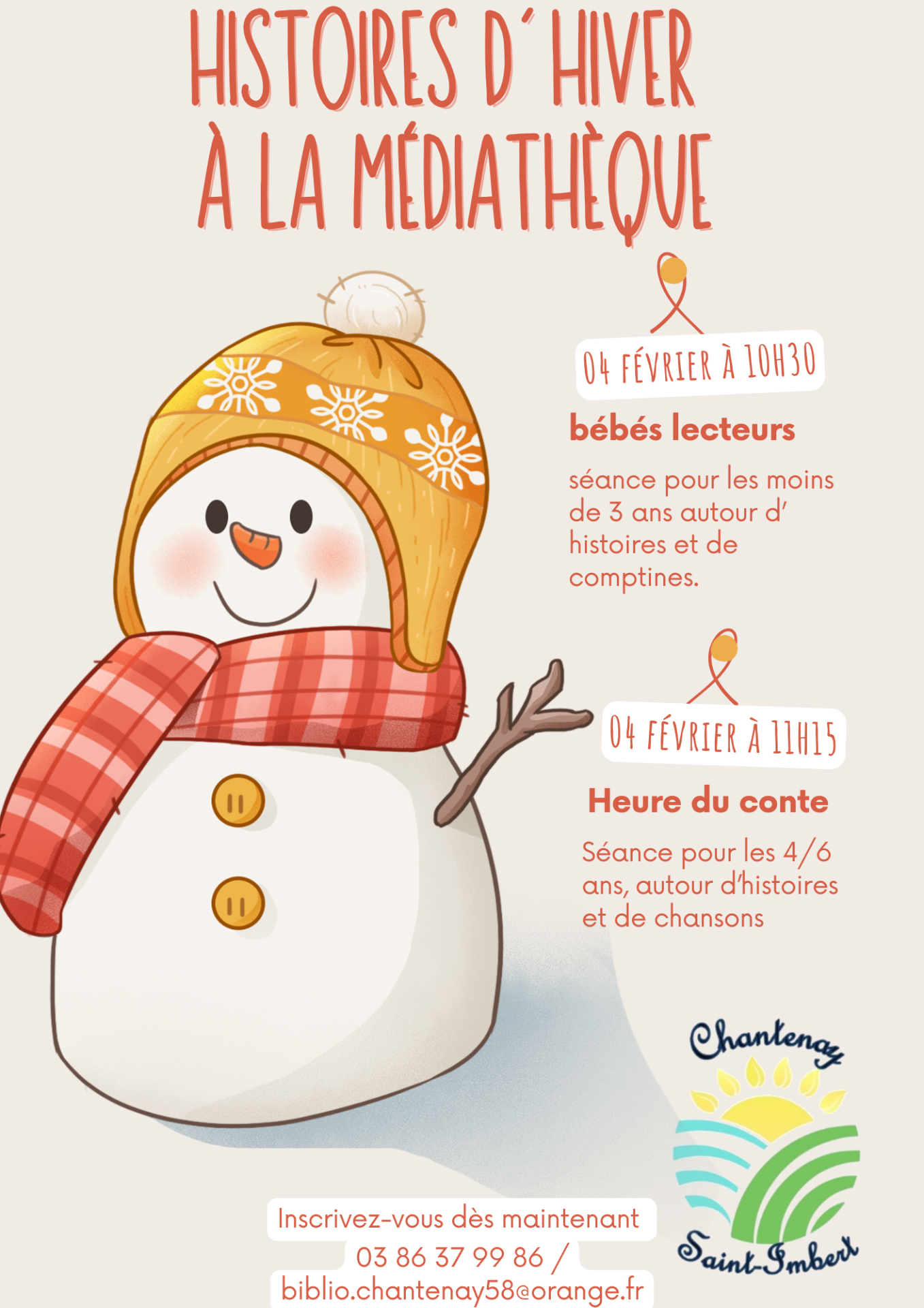Histoires d'Hiver à la Médiathèque