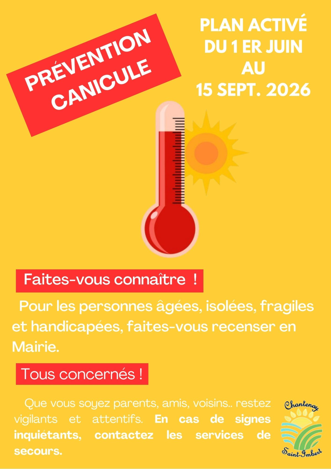 Prévention Canicule 2026
